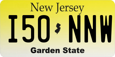 NJ license plate I50NNW