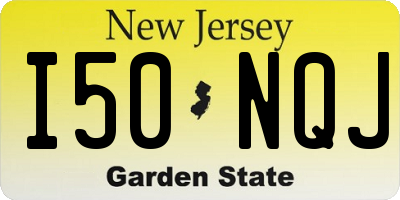 NJ license plate I50NQJ