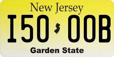 NJ license plate I50OOB