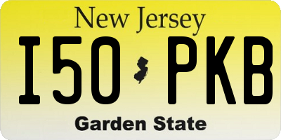 NJ license plate I50PKB
