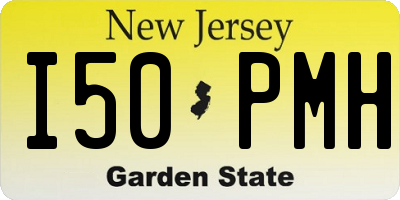 NJ license plate I50PMH