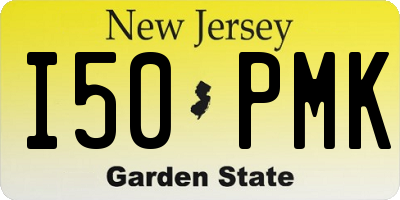 NJ license plate I50PMK