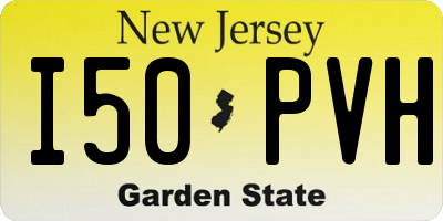 NJ license plate I50PVH