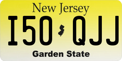 NJ license plate I50QJJ