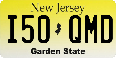 NJ license plate I50QMD
