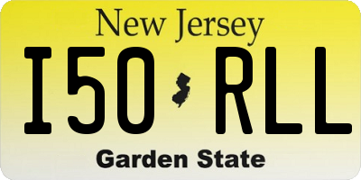 NJ license plate I50RLL