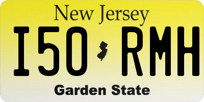 NJ license plate I50RMH