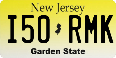 NJ license plate I50RMK