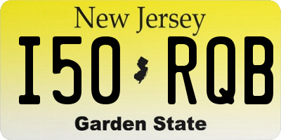 NJ license plate I50RQB