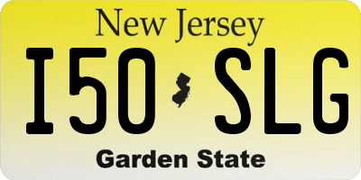 NJ license plate I50SLG