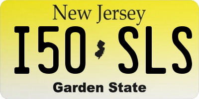 NJ license plate I50SLS