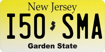 NJ license plate I50SMA