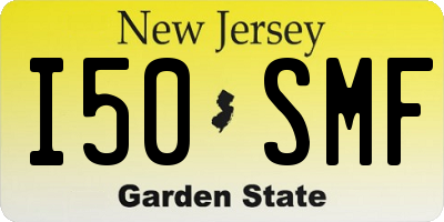 NJ license plate I50SMF