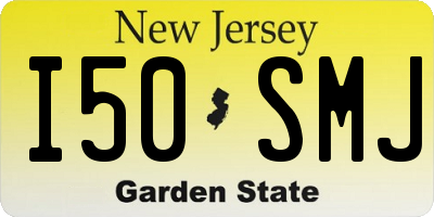 NJ license plate I50SMJ