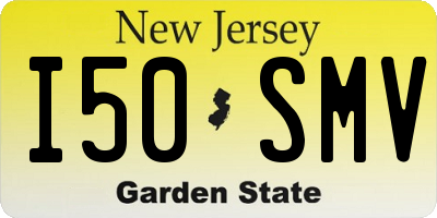 NJ license plate I50SMV