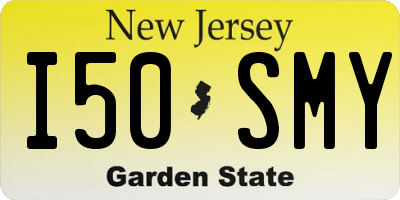 NJ license plate I50SMY