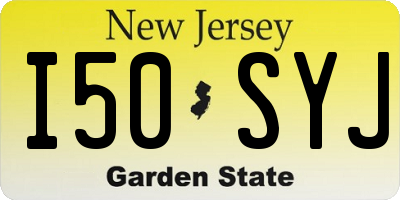NJ license plate I50SYJ