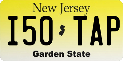 NJ license plate I50TAP
