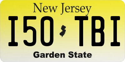 NJ license plate I50TBI