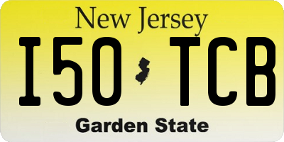 NJ license plate I50TCB