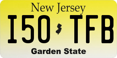 NJ license plate I50TFB