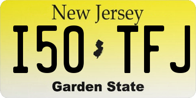 NJ license plate I50TFJ