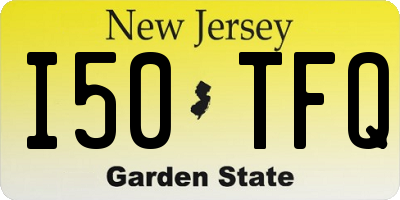 NJ license plate I50TFQ