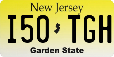 NJ license plate I50TGH