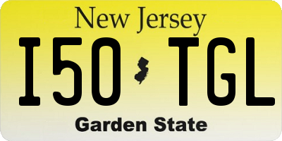 NJ license plate I50TGL