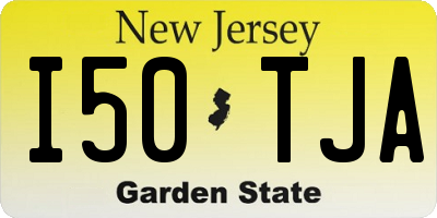 NJ license plate I50TJA