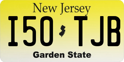 NJ license plate I50TJB