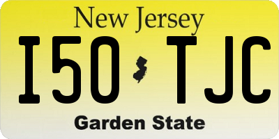NJ license plate I50TJC