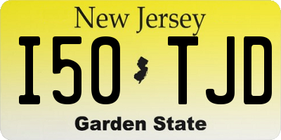 NJ license plate I50TJD