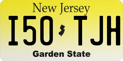 NJ license plate I50TJH