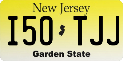 NJ license plate I50TJJ