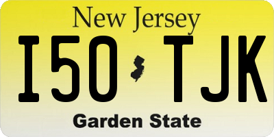 NJ license plate I50TJK