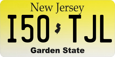 NJ license plate I50TJL