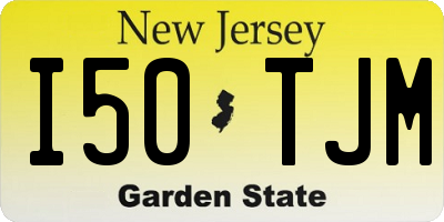 NJ license plate I50TJM