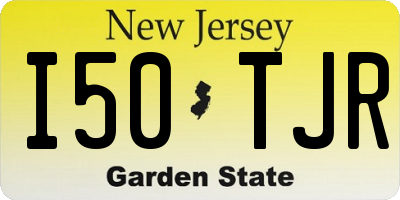 NJ license plate I50TJR