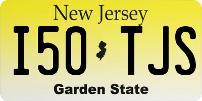 NJ license plate I50TJS