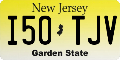 NJ license plate I50TJV