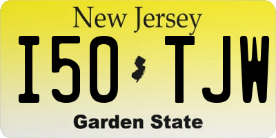 NJ license plate I50TJW