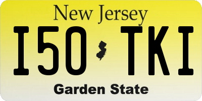 NJ license plate I50TKI