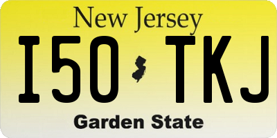 NJ license plate I50TKJ