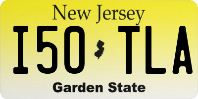 NJ license plate I50TLA