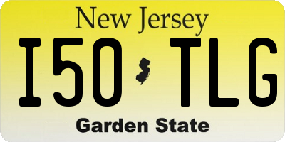 NJ license plate I50TLG