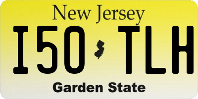 NJ license plate I50TLH