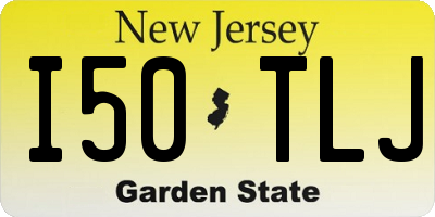 NJ license plate I50TLJ