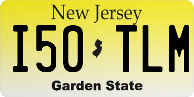 NJ license plate I50TLM