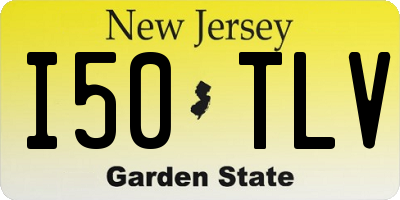 NJ license plate I50TLV